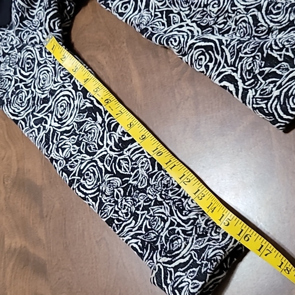 Morrisey Blazer Coat Black and White Floral print women's Size: Small ? - Picture 11 of 15